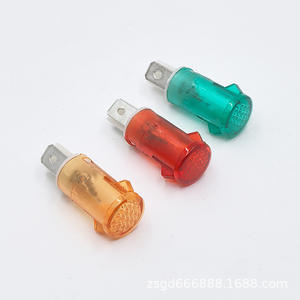 Luz indicadora de plástico de 12 mm, LED rojo, verde, naranja, lámpara de señalización para electrodomésticos de cocina - Product Image 2