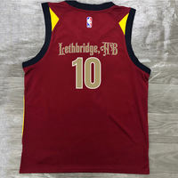 Jersey de baloncesto bordado de alta calidad para hombres, uniformes de baloncesto para hombres de edición Retro