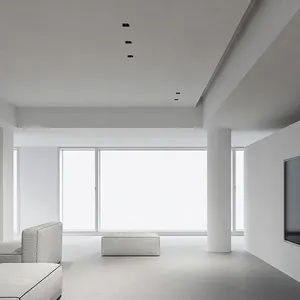 XRZLux-Foco empotrable de techo, 10W, empotrable, LED cuadrado, ETL CRI97, COB ajustable, iluminación para el hogar y el hotel