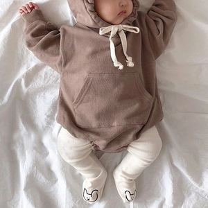 Infant Baby Autumn Winter Clothes Hooded Warm Newborn Baby Clothes Romper - Product Image 1