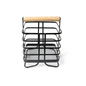 Panier de rangement multifonctionnel en métal pour ustensiles de cuisine, panier de drainage pour baguettes, pour comptoir de cuisine - Product Image 6