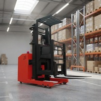 Chariot élévateur à palettes électrique Viwint Stand Lift 1000 kg, autoporteur, mini, en acier inoxydable, avec levée de 4500 mm