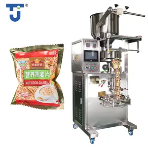 Oatmeal 3 Side Seal Bag Grain Spice Sugar Curry Granule Powder Packing Sachet Automatic Salt Multi-function Packaging Machine