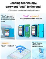 Module JCID VIS Pro 1000s Kit de réparation pour smartphone avec outil de programmation pour téléphones mobiles Samsung et iPhone V1SE Pro