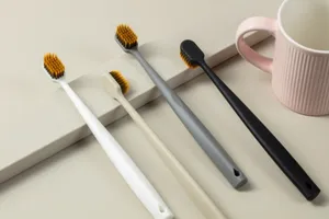 Wholesale Customized Soft Silk Deep Cleaning Toothbrush Plastic Adult Toothbrush