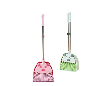 Ensemble balai et pelle miniatures pour enfants, rose, en plastique, pour le nettoyage des sols à la maison, usage enfantin - Product Image 3
