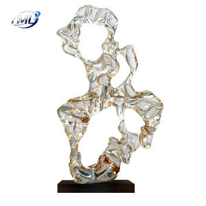 Nuevos Adornos Abstractos para el Vestíbulo, Esculturas para el Vestíbulo de Hoteles y Villas, Decoraciones de Pie, Modelo Transparente, Regalo Empresarial - Product Image 1