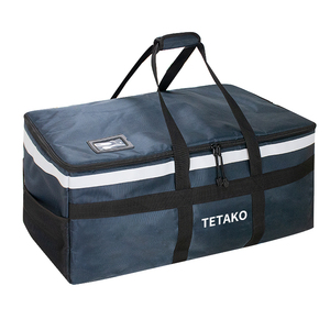 <span class=keywords><strong>Bolsa</strong></span> térmica aislante para la comida, bolso enfriador para el almuerzo con logotipo personalizado, impermeable, para la playa, Pizza, con asas - Product Image 2