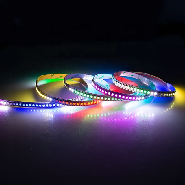 LC8808B Intelligent Outdoor Led Strip Lights Rgb Ws2815 Sk6812 12V Ip65 144d/m 10M Tri Color Led Strip Light