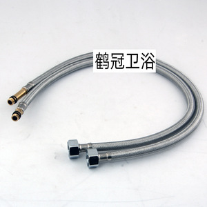 Tuyau d'alimentation en eau en acier inoxydable 1/2 pouce flexible pour salle de bain - Product Image 3