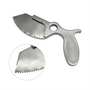 Sierra para Huesos Ortopédica de Acero Inoxidable con Mango, Instrumento Quirúrgico Manual - Product Image 1