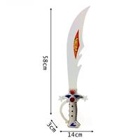Effet sonore LED Pirate Épée Pirate Événements à thème Glow Party Supplies Kid Pirate Sword avec lumières