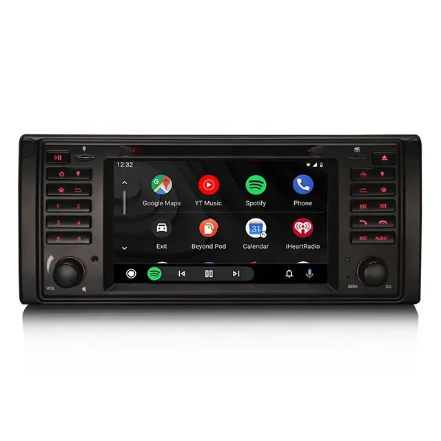 Erisin Es8539b Octa Core Android 12 Autoradio Voor Bmw 5 Series E39 M5 Dsp Draadloze Carplay Gps