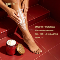 BEQUEEN Gommage Corporel au Sel Marin Parfum Caramel Vanille 700g Exfoliant Doux Éclaircissant Blanchissant Adoucissant Lissant Facile à Rincer