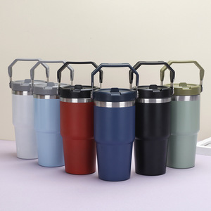 Portable Car Cup 304 Stainless Steel Vacuum <b>Flask</b> with 6-12 Hours Thermal Insulation <b>Large</b> Capacity Outdoor Use Customized Logo - Product Image 3