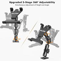 Support universel pour tablette en gros, fixation à base de fixation par vis, accessoires mobiles pour tableau de bord de voiture, mur, bureau, maison, camion