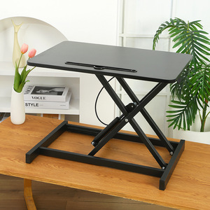 Adjustable Height Desk 60cm x 40cm Pneumatic Laptop <b>Stand</b> <b>Desktop</b> Computer Table for Home Office Use - Product Image 1