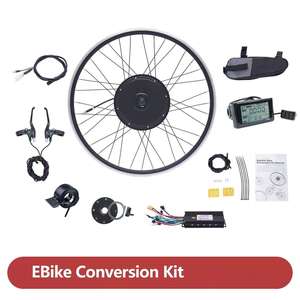 电动自行车后轮改装套件 48V 1000W 齿轮电机 52V 兼容 135mm 车架刹车类型 完整安装包 - Product Image 3