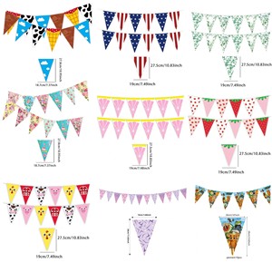 Bandera Personalizada para Decoración de Interiores y Exteriores, Brillante, Mate, Satinada, de Poliéster, Tejida, Tipo Guirnalda - Product Image 2