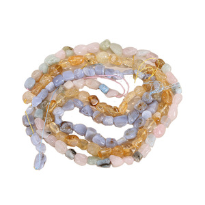 Pierres de cristal irrégulières, perles en vrac pour la création de bijoux, matériaux de perlage, printemps 2024, origine Yiwu - Product Image 5