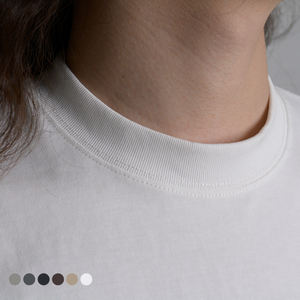 T-shirt oversize en coton 100% de haute qualité pour homme, luxe, personnalisé, lourd, col montant, t-shirt oversize lourd - Product Image 3