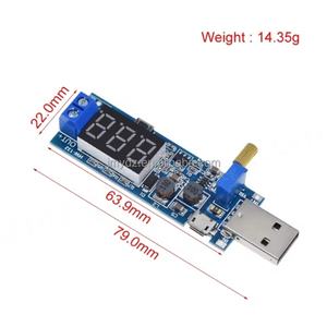 Convertisseur Boost Buck USB, module d'alimentation élévateur/abaisseur de tension DC-DC 5V vers 3.3V 9V 12V 24V, sortie réglable DC 1.2V-24V - Product Image 4