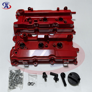 ฝาครอบวาล์วเครื่องยนต์ด้านซ้ายและขวา<span class=keywords><strong>ส</strong></span>ีส<span class=keywords><strong>เปร</strong></span><span class=keywords><strong>ย์</strong></span>อลูมิเนียมสีแดงพร้อมปะเก็น13264-8J113 13264-8J102<span class=keywords><strong>ส</strong></span>ำหรับ02-09 nissans altimas maximas - Product Image 2