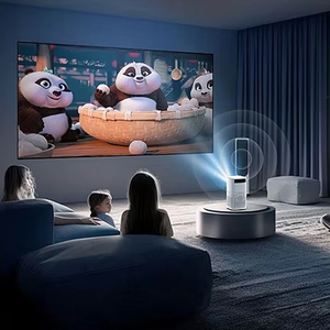 Máy chiếu gia đình thông minh mini độ nét cao di động và không dây với đèn LED máy chiếu chạy bằng pin di động mới - Product Image 4