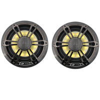 Haut-parleur rond étanche à 2 voies de haute qualité 6.5 pouces 300W avec système de son de haut-parleur de lumières RVB pour bateau Marine Car RV Boat