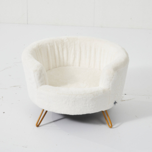 <span class=keywords><strong>Bed</strong></span> Sure Cama ortopédica para perros Sofá cama para mascotas Elevado Sofá de salón suave Marco de madera Resistente - Product Image 2