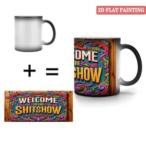 Frosted Black 11oz <b>Ceramic</b> <b>Mug</b> Heat Activated Sublimation Cup Holiday Gift Bulk Wholesale - Product Image 4