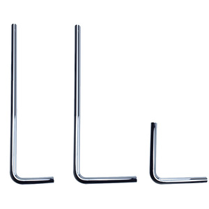 Siphon de vidange en acier inoxydable électro-plaqué de type L, 1 pouce DN32, pour toilettes à cuvette basse, tuyau de chasse d'eau, siphons de plomberie - Product Image 1