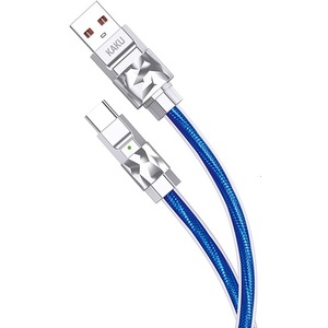 KAKU USB Type C <b>Cable</b> 1m 65W Blue Data Sync <b>Charging</b> <b>Cable</b> - Product Image 1