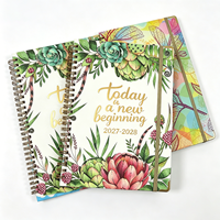 Carnet de notes de voyage personnalisé à points, format A5, avec spirale, journal, agenda quotidien et mensuel pour la gestion du temps