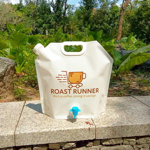 Custom PE <b>Plastic</b> <b>Packaging</b> Bottom Transparent Bag Leak Proof Portable Stand up Spout Valve Gravure Printing Beer Beverage - Product Image 4