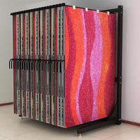 Factory Sell Modern Flooring Hanging Rug Rack Carpet Display Stand