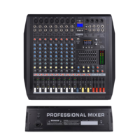 Console de mixage audio professionnelle 8 canaux avec effets numériques doubles 99DSP pour scène, contrôleur DJ professionnel, système de sonorisation de studio
