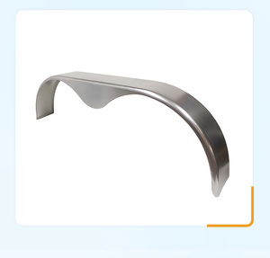 Guardabarros de <span class=keywords><strong>Remolque</strong></span> en Forma de Lágrima con Bordes Redondeados <span class=keywords><strong>para</strong></span> Ejes Dobles - Product Image 4
