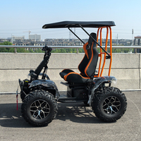 Quad électrique tout-terrain 4 roues motrices 6000W 60V 50Ah avec housse de pluie pour la chasse et le camping