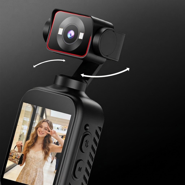 4K Action Camcorder Full HD Driver Mini Motorcycle Helmet Sports Ultra Dv Body Worn Camera for Travel Vlog