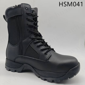 HY,Traffic Patrol Shock-proof EVA+rubber Outsole Black Combat <strong>Boots</strong> No-marking Durable <strong>Tactical</strong> <strong>Boots</strong> Popular in <strong>USA</strong> HSM310 - Product Image 3