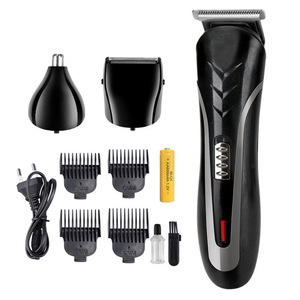 En Stock: Set de Máquina de Afeitar Inalámbrica Recargable para Hombre, Cortadora de Pelo, Recortadora de Vello Nasal y Facial, Afeitadora Eléctrica - Product Image 4