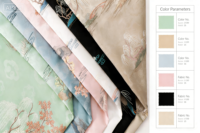 Nouveau Tissu Jacquard de Luxe Enduit PVC Brodé en Trame, Imprimé Polyester Tissé Haut de Gamme pour Robes de Mariée, Sacs et Coussins pour Filles 2025