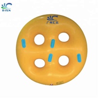 Tubes de glissade gonflables pour parc aquatique en PVC à double tube, 72 pouces, marque H-FUN pour l'extérieur