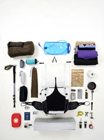Sac à dos de randonnée et d'alpinisme en nylon, léger, hautement imperméable, grande capacité, personnalisé pour l'extérieur
