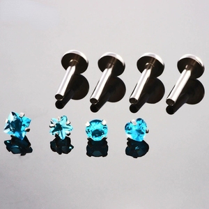 <span class=keywords><strong>Piercing</strong></span> de lèvre Amelia Amelia, filetage interne, acier inoxydable 316L, bijoux en zircon, clous d'oreille, <span class=keywords><strong>piercing</strong></span> de <span class=keywords><strong>nez</strong></span> brillant pour fête - Product Image 4