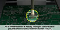 Nouvelle Station de Soudage à Air Chaud Intelligente Haute Puissance en Acier Inoxydable pour Réparation de Puces BGA 350 (Ordinateurs Portables/De Bureau/Xbox/PS3 et Tous Types de Chipsets)