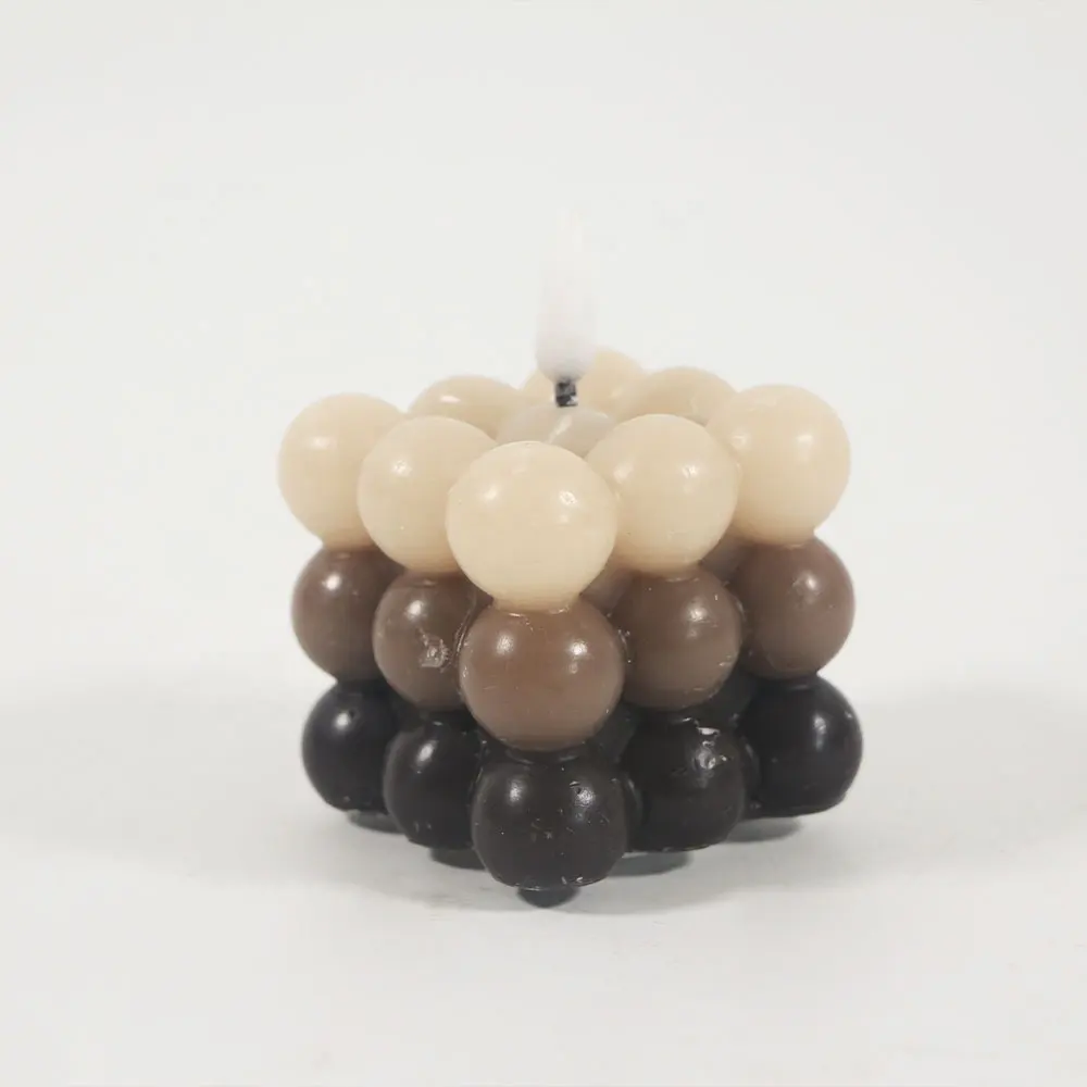 Graceful OEM real wax flameless round ball LED candles for home decoration