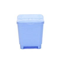 Conteneur de dosettes de détergent à lessive rectangle vide boîte d'emballage en plastique à l'épreuve des enfants pot de stockage de recharge personnalisé pour capsule de lavage