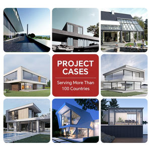 Desain Modern ayunan gaya terbuka jaring layar jendela terintegrasi baja tahan karat campuran untuk penggunaan luar ruangan/apartemen & vila - Product Image 6